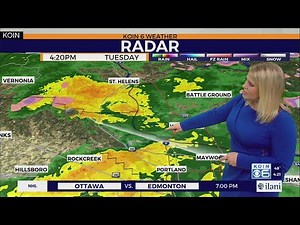 Weather forecast: Heavy showers for the Greater Portland Metro Area Tuesday evening