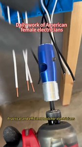 Practical and efficient tools for American electricians#Electrician #electriciangirl | Electrician Julie