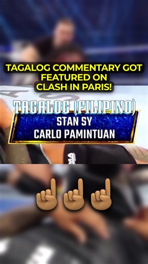 Wala pang Filipino announce table sa WWE, so until then, getting featured sa Clash in Paris main show is the next-best thing! #fblifestyle #wwe #wrestling #prowrestling #romanreigns #bronsonreed #professionalwrestling | Stan Sy