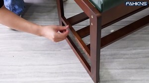 FAHKNS Shoe Bench with Leather Cushion 2 Tiers Shoe Rack 39.4" Rubberwood Shoe Organizer for Hallway, Living Room, Bedroom, Closet