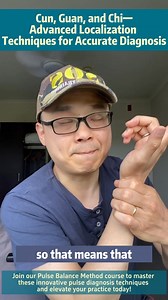 In the Pulse Balance Method, we combine two key approaches for locating Cun, Guan, and Chi, ensuring unparalleled precision: 1. Styloid Process Alignment: Start from the midpoint of the radial styloid process to locate the Guan position. 2. Finger Line Integration: Use the natural line between the index and middle fingers, extending it to the wrist, to finalize the positions of Cun, Guan, and Chi. By integrating these techniques, practitioners can achieve precise pulse positioning, leading to mo