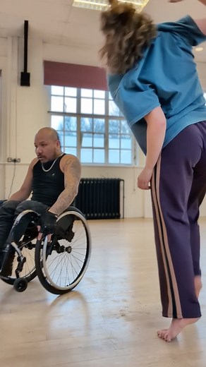 Take part in Creative Tank - an engaging, hands-on workshop that blends practice and presentation, offering a deep dive into Stopgap’s unique approach to creative access in dance 😍 21-23 July at South East Dance. Find out more and apply by Monday 9 June: https://bit.ly/Creative-Tank. Video description: A vertical video of a number of Stopgap dance artists moving collaboratively in a white studio with pale wooden floors and large windows. Video: Chris Parkes. #CreativeTank #InclusiveDance #Disab