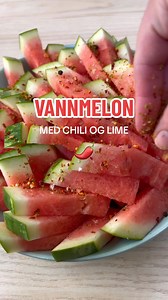 Superenkel spicy vannmelon til sommeren☀️🍉 #spicy #watermelon #vannmelon #chili #lime | KIWI