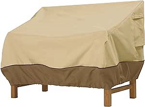 Classic Accessories Veranda Patio Bench Cover for Wood Furniture