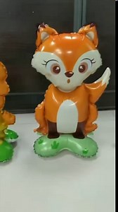 Jungle Safari Birthday balloon Party Centerpieces Decorations 6 Pack Safari Animal Standing Balloons for Boys Girls Kids Safari Theme Baby Shower Wild One Birthday Zoo Party Supplies