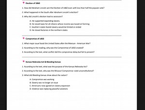Election of 1860 How did Abraham Lincoln win the Election of 18... | Filo
