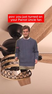 2.1K views | when that first breeze hits  #parrotuncle #ceilingfan #billhader #memesoftheday #springcleaning | Parrot Uncle US | Facebook