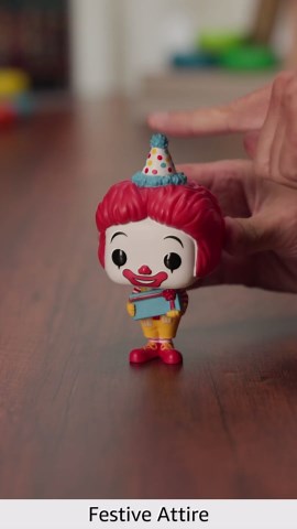 Funko POP! Ad Icons: McDonalds - Birthday Ronald McDonald - Collectable Vinyl Figure - Gift Idea - Official Merchandise - for Kids & Adults - Ad Icons Fans - Model Figure for Collectors