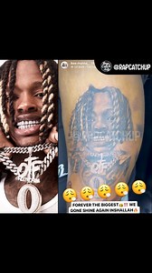 28K views · 338 reactions | OBlock’s Munna Ikee shows off a new giant King Von tribute tattoo by Tattoo Priest ️ #KingVon #Tattoo | Rap CatchUp | Facebook