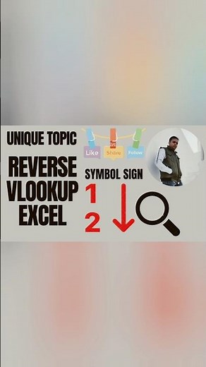 # REVERSE VLOOKUP EXCEL
