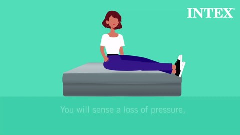 Intex Comfort Dura-Beam Airbed Internal Electric Pump Bed Height Elevated (2020 Model)