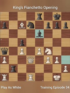 30K views · 271 reactions | King's Fianchetto Opening ( Part 34 ) Play As White #ChessOpening #KingFianchettoOpening | Chess Galleryan | Facebook