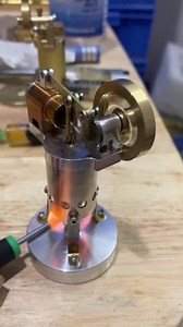MINI steam engine with boiler #enginediy #enginesound #engineer #steamengine #steampower | Enginediy.com | Facebook