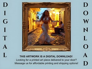 Digital Download Puerto Rican Woman Dancing in Old San Juan – Caribbean Street Scene Art - Etsy