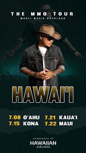 The MMO Tour- HAWAII! Tickets on Sale Friday 10am HST