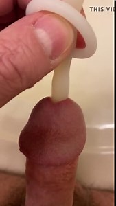 Sounding with a 10 mm wide 350 mm long silicone sound