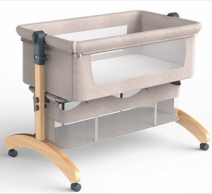 [Hot Item] Factory Wholesale Newborn Baby Sleeping Bed Rattan Baby Cradle Eco-Friendly Baby Sleeping Crib