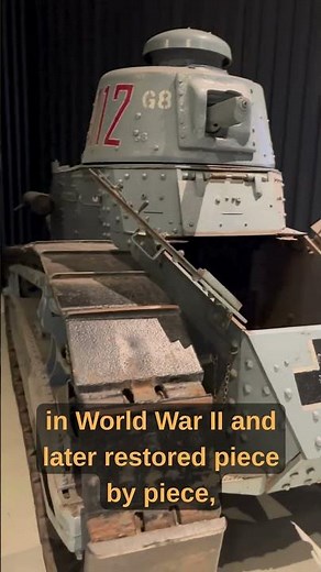 Renault FT – The First Modern Tank | Overloon War Museum #militaryvehicles