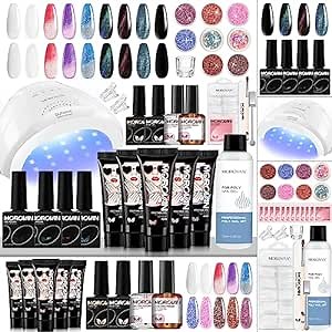 Morovan Poly Nail Gel Kit for Beginners