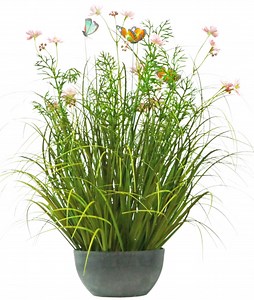 [Hot Item] Faux Plant Home Decoration Artificial Galsang Flower Grass 56/70/90 Cm