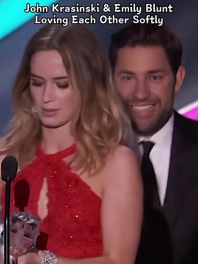 John Krasinski and Emily Blunt,loving each other softly #johnkrasinski #emilyblunt #hollywood #love #wholesome