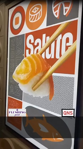 Flushing has welcomed its first ever revolving #sushi restaurant Salute, which recently opened at the same address as the former seafood restaurant The Naked Crab. The #Japanesefood eatery — located at 39-16 College Point Blvd. — has taken a unique approach when it comes to the sushi dining experience, with all of the dishes appearing on a revolving belt that the customer can take from as they please. There are also food “trains” at arms length that can deliver extra food right to customers’ tab