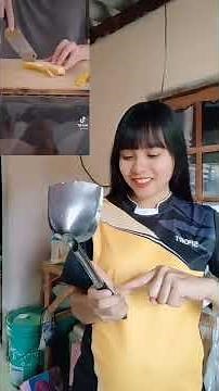 Eating bananas in a simple way [nuna88999] Noona cuts the clip.
