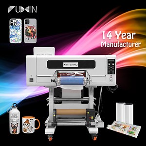 [Hot Item] Support Local Service 30cm UV Dtf Printer XP600 Roll A3 I1600 3head UV Dtf Printer Sticker Printing Machine