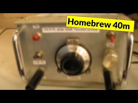Homebrew 40m SSB transceiver - receiver demo