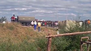 2.4K views · 21 reactions | Earlier in the day scenes from Kisaju, Isinya on the Kitengela Namanga Highway 45KM from Kitengela in Kajiado County. Gen Z are saying no to Corruption by the Police Officers! | Motorists Association of Kenya | Facebook