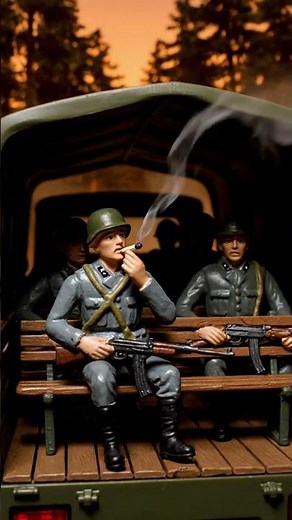Toy Soldiers Army Men Stop Motion - Authentic