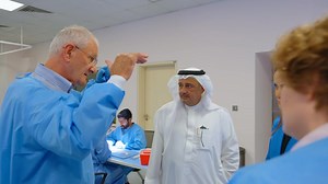 Our #MBRU residents participated in the rcsi_irl Basic Surgical Skills course, honing essential techniques and gaining hands-on experience to positively impact the care we deliver to our community. #DubaiHealth #PatientFirst | MBRUniversity