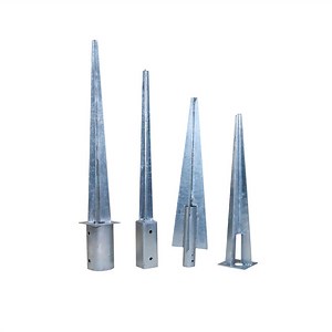 [Hot Item] Metal Adjustable Anchor Ground Screw Fence Post Spike