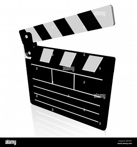 3D clapperboard - movies concept Stock Photo - Alamy