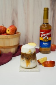 1.5K views | Savor the flavors of fall with a cozy apple latte topped...