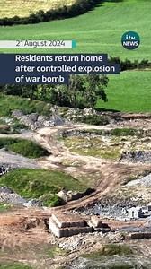 3.6K views | Residents return home after controlled explosion on WW2 German bomb. | UTV Northern Ireland | Facebook