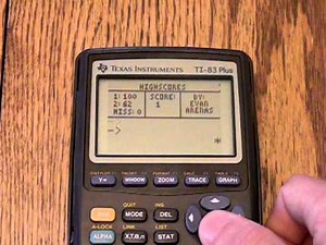 TI-83 Plus Calculator Programs