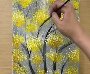 Aluminum Painting Technique for Beginners / Acrylic Painting | Art Skills