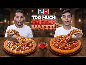Dominos New CHICKEN MAXXX Pizza: Pure Meat or a Total Scam? 🤬 (Honest Review)