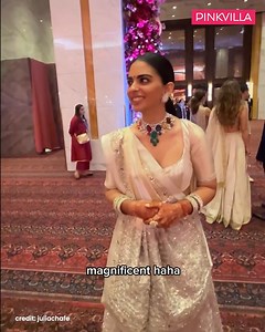 Isha Ambani’s necklace made Thanos weep in the corner—her neck piece was absolutely lit! 💎🔥❤ #ishaambani #ambaniwdding #pinkvilla #viral #trending | PinkVilla