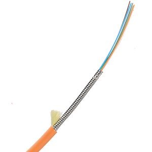 [Hot Item] Armored 6 Core Om2 Multimode Distribution Cable Inner 0.6mm Loose Buffer