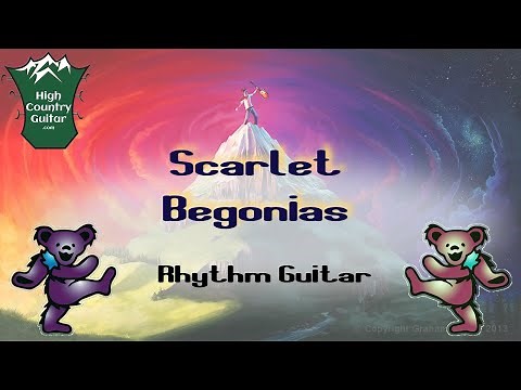 HCG Quick Licks: Scarlet Begonias rhythm guitar part