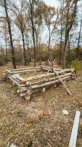 72K views · 1.1K reactions | Building a Massive Log cabin by Hand in EAST TEXAS PART 17. Today we stack our first massive log since coming back to the project. #logcabin #cabin #bushcraft #Outdoors #camping | Happylife Bushcraft | Facebook