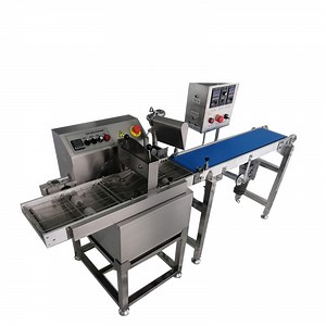 [Hot Item] Chocolate Caramel Enrobing Machine Choco Pie Coating Machine