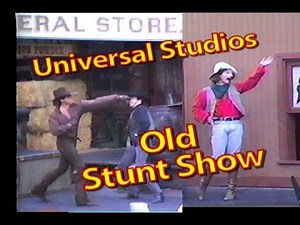 Old WESTERN STUNT SHOW Universal Studios Hollywood Late 80's Full Show