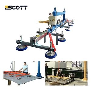 [Hot Item] 800kg Lifting Equipment Metal Plate Suction Cup Jib Crane for Glass Plate