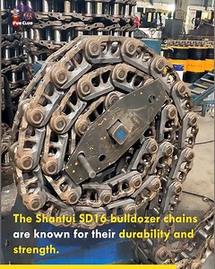 How Shantui SD16 Bulldozer Chains Are Made. | Fun club
