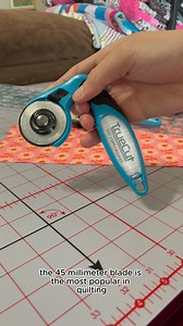 5.4K views · 27 reactions | What sized rotary blade is your favorite? Do you own more than one rotary cutter? #quiltersofinstagram #quilts #longarmquilting #quilting #sewing #gracecompany | Grace Company | Facebook
