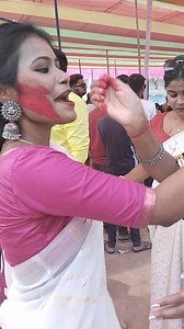 Happy Holi.🤞❤️ #shikhahalder #holi #holi2024 #viral #public | Shikha Halder