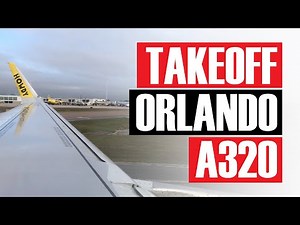 Takeoff From Orlando International Airport (MCO) | Spirit Airlines (4K) (60FPS)
